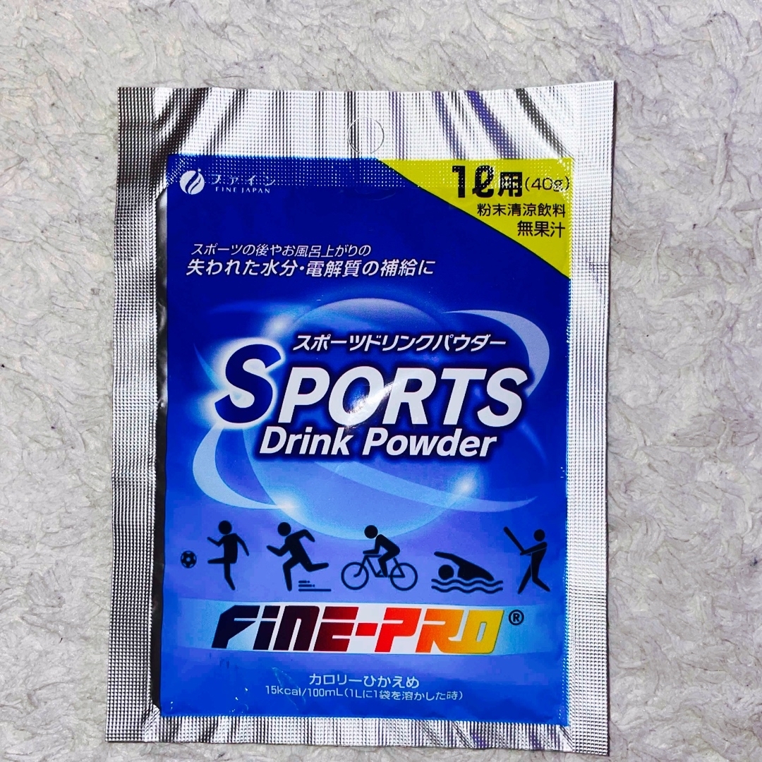 【送料込み】ファイン スポーツドリンクパウダー 40g ２袋 食品/飲料/酒の飲料(その他)の商品写真