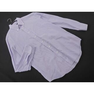 メーカーズシャツ鎌倉 ストライプ シャツ size40-84/紫 ■◇ メンズ(シャツ)