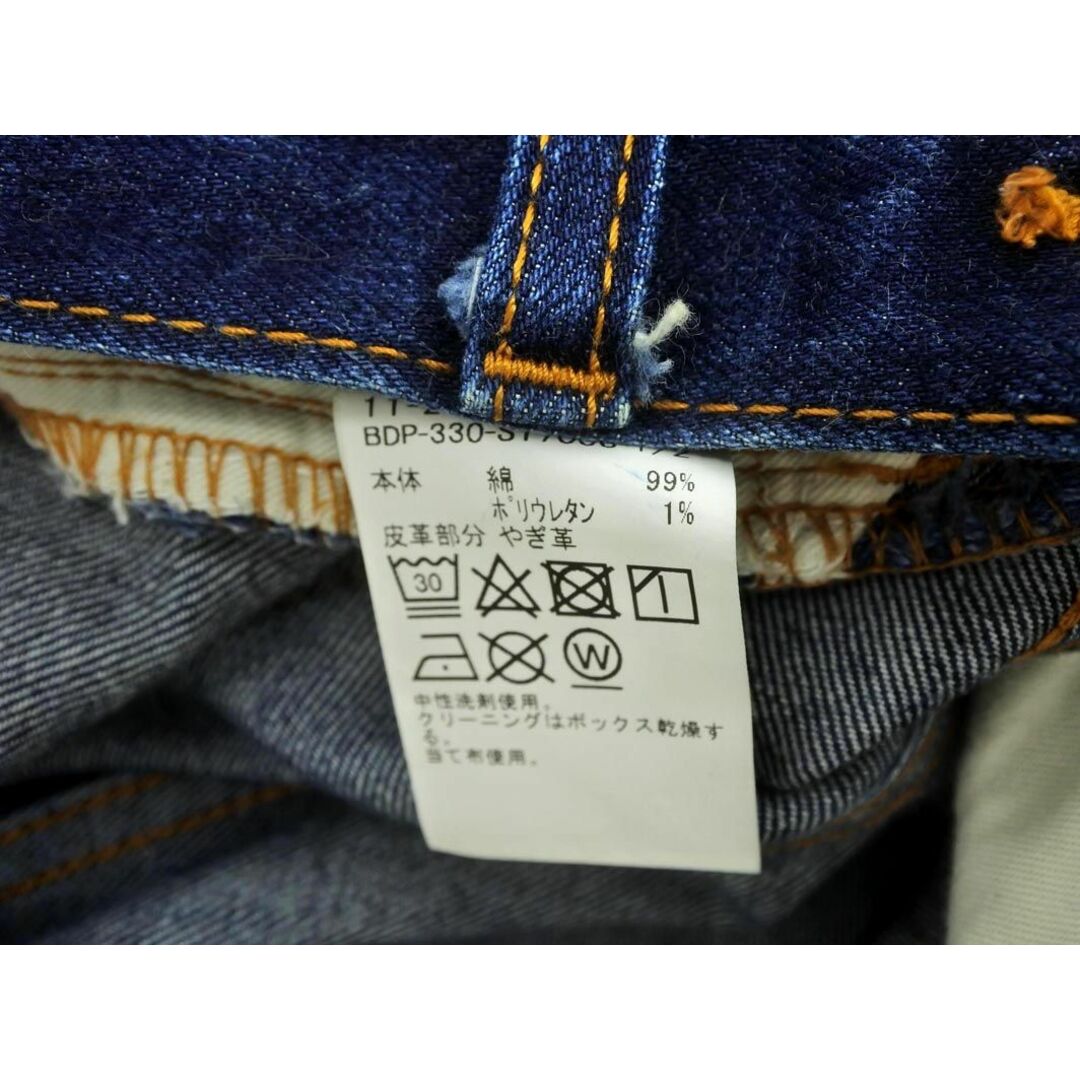 BEAMS(ビームス)のBEAMS ビームス テーパード デニムパンツ sizeS/紺 ■■ メンズ メンズのパンツ(デニム/ジーンズ)の商品写真