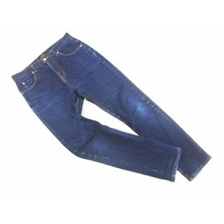 ビームス(BEAMS)のBEAMS ビームス テーパード デニムパンツ sizeS/紺 ■■ メンズ(デニム/ジーンズ)