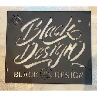 バリスティクス(BALLISTICS)の新品未開封 BLACK DESIGN Xスタンド 専用 アイアンボード ブラック(テーブル/チェア)