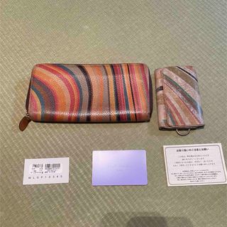 Paul Smith ポールスミス　財布　キーケース  ストライプ