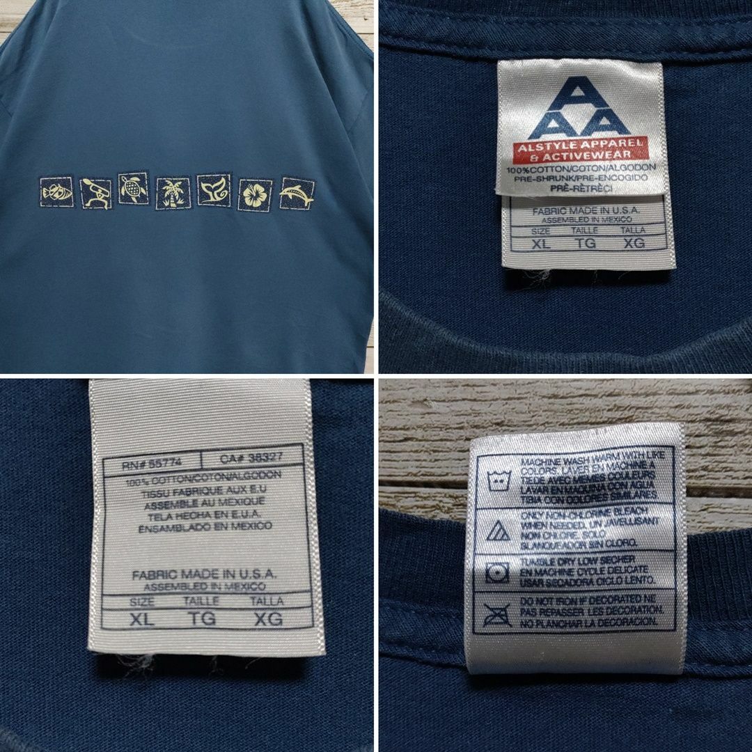 【608】90sUSA古着AAAハワイアン柄KonaHawaii半袖ゆるダボＸＬ メンズのトップス(Tシャツ/カットソー(半袖/袖なし))の商品写真