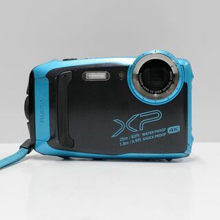 フジフイルム(富士フイルム)のFUJIFILM FinePix XP140 USED美品 デジタルカメラ 本体＋バッテリー 防水 防塵 耐衝撃 Wi-Fi 4K 完動品 中古 CE4016(コンパクトデジタルカメラ)