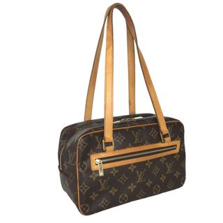 ルイヴィトン(LOUIS VUITTON)のLOUIS VUITTON ルイヴィトン シテ MM ショルダーバッグ レディース モノグラムキャンバス ブラウン 肩掛け 茶 M51182 中古品【 鑑定済】(ショルダーバッグ)