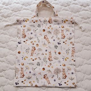 リバティ(LIBERTY.)の🐇うさぎさん　お着替えバッグ　お着替え巾着　体操服入れ🐇(バッグ/レッスンバッグ)