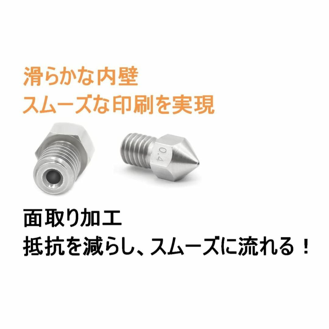 新着商品3Dプリンター ノズル 真鍮 ステンレス 0.4mm 0.2mm 0 その他のその他(その他)の商品写真