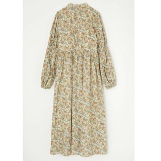 マウジー(moussy)の【美品　新品】moussy 花柄ロングワンピース　フロントボタン　リバティ(ロングワンピース/マキシワンピース)