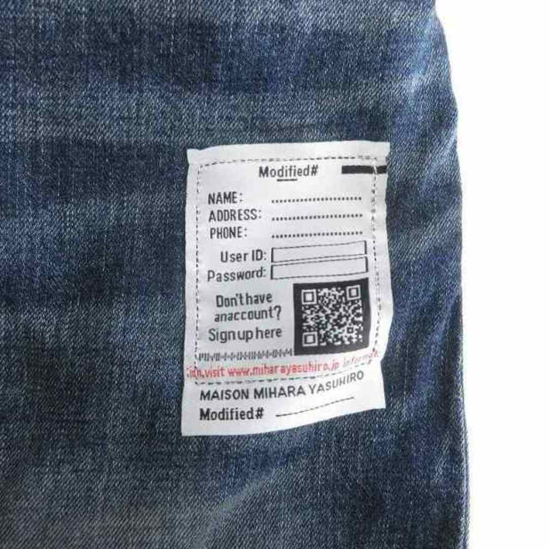 ミハラヤスヒロ 24SS ライトデニムワイドパンツ ジーンズ 青 44 XS位 メンズのパンツ(デニム/ジーンズ)の商品写真