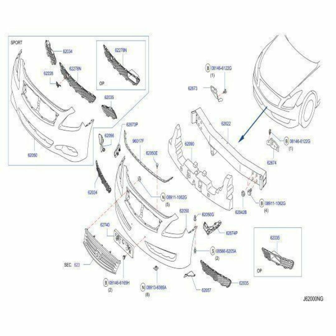 日産(ニッサン)のニッサン 180SX フイニツシヤー フロント バンパー フエーシア 右 自動車/バイクの自動車(車種別パーツ)の商品写真