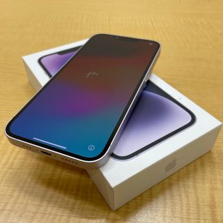 アイフォーン(iPhone)のアップル iPhone14 128GB パープル(スマートフォン本体)