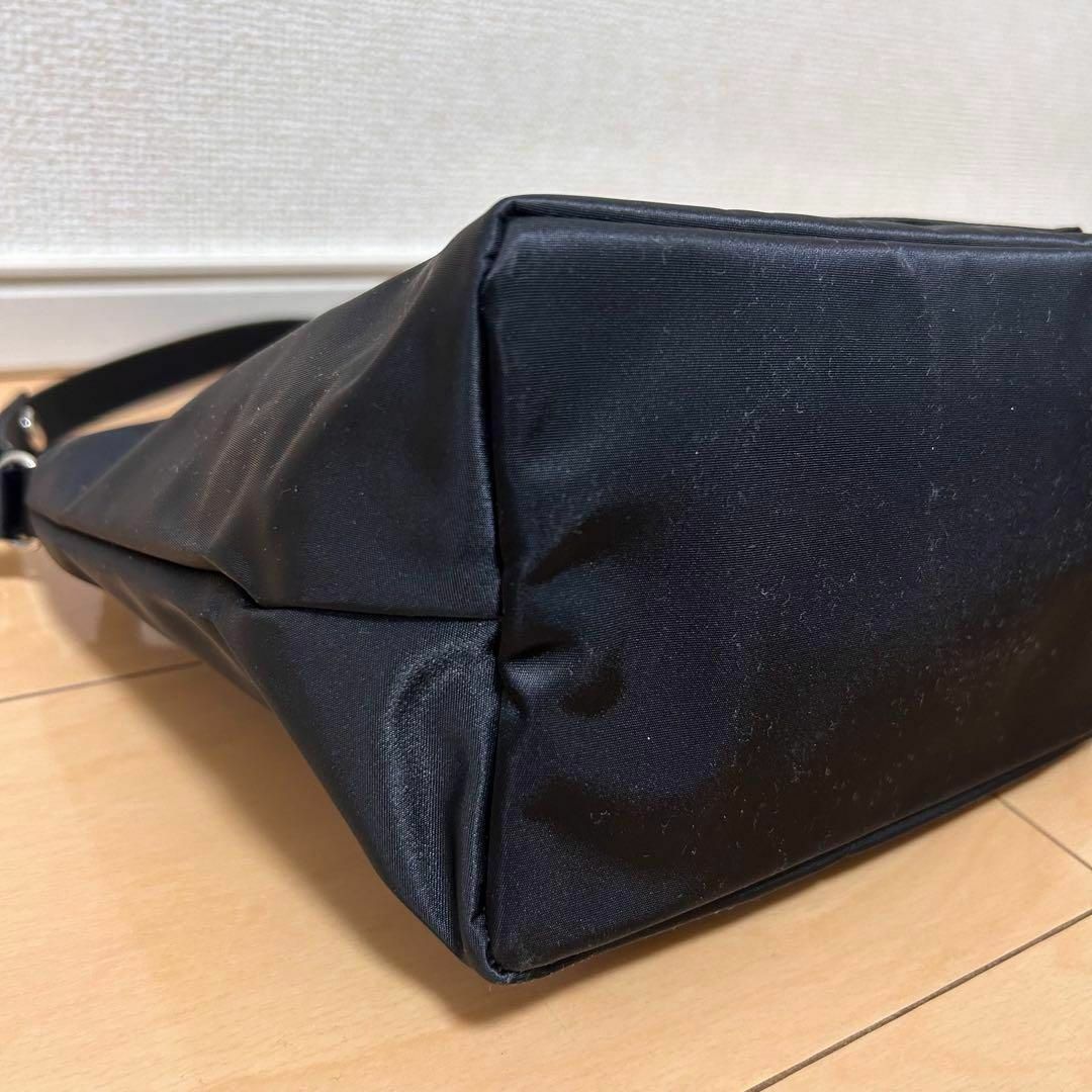 アニエスベーボヤージュ　agnes b. ナイロン　ハンドバッグ　黒　ブラック レディースのバッグ(ハンドバッグ)の商品写真
