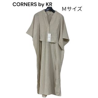 CORNER by KR シャツワンピース Ｍサイズ 未使用 半袖 ワンピース (ロングワンピース/マキシワンピース)