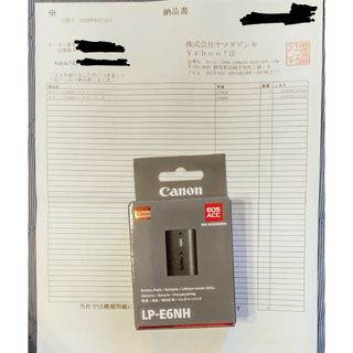 キヤノン(Canon)の新品 Canon 純正バッテリー LP-E6NH(その他)