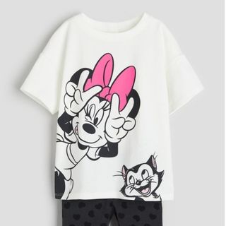 エイチアンドエム(H&M)の*即日発送*【新品H&M】MINNIE MOUSE 半袖Tシャツ 105(Tシャツ/カットソー)