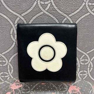 MARY QUANT - mary quant♡ドットエンボスミニウォレットブラック新品