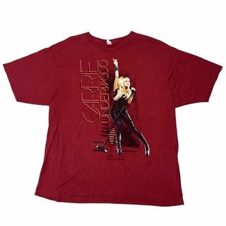 ミュージックティー(MUSIC TEE)のTULTEX キャリー・アンダーウッド バンド半袖Tシャツ ロックT a75(Tシャツ/カットソー(半袖/袖なし))