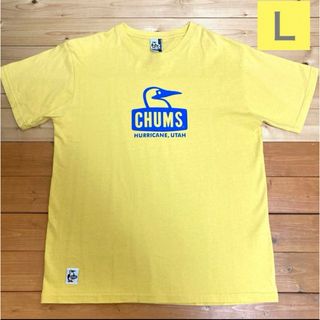 CHUMS - チャムスUtah HURRICANE Tシャツ　メンズ　Ｌ　キャップ　ビッグロゴ