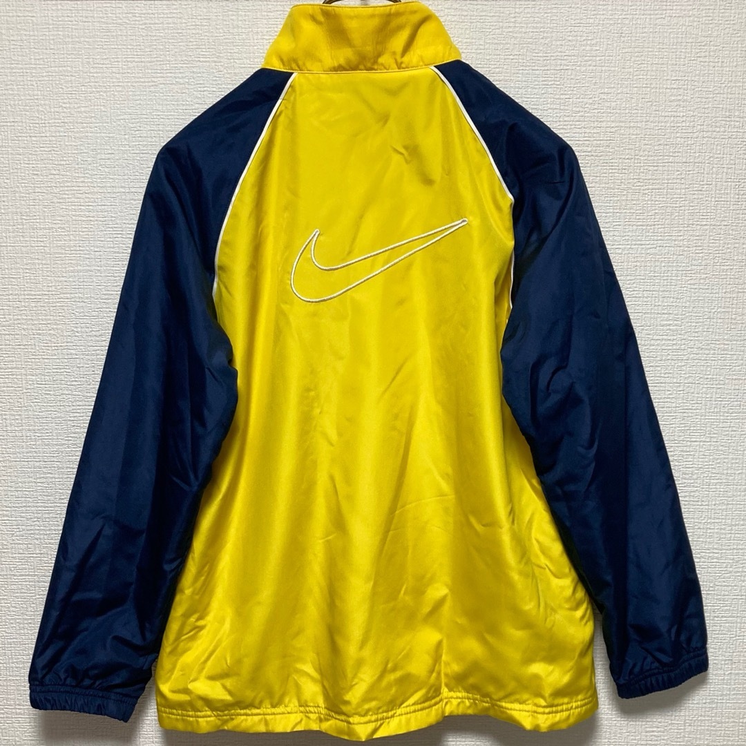 NIKE - NIKE ナイロンジャケット ナイキ 150 キッズ デカロゴ NIKE - NIKE ナイロンジャケット ナイキ 150 キッズ デカロゴ
