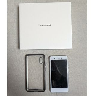 ラクテン(Rakuten)のrakuten mini （ホワイト）【美品・付属品完備】(スマートフォン本体)