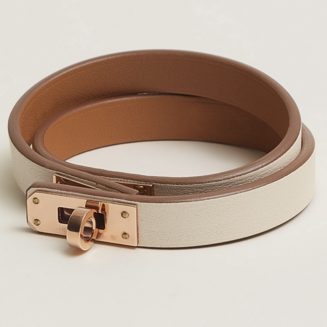 HERMES - 2023 エルメス レザーブレスレット 《ミニ・ケリー HERMES - 2023 エルメス レザーブレスレット 《ミニ・ケリー