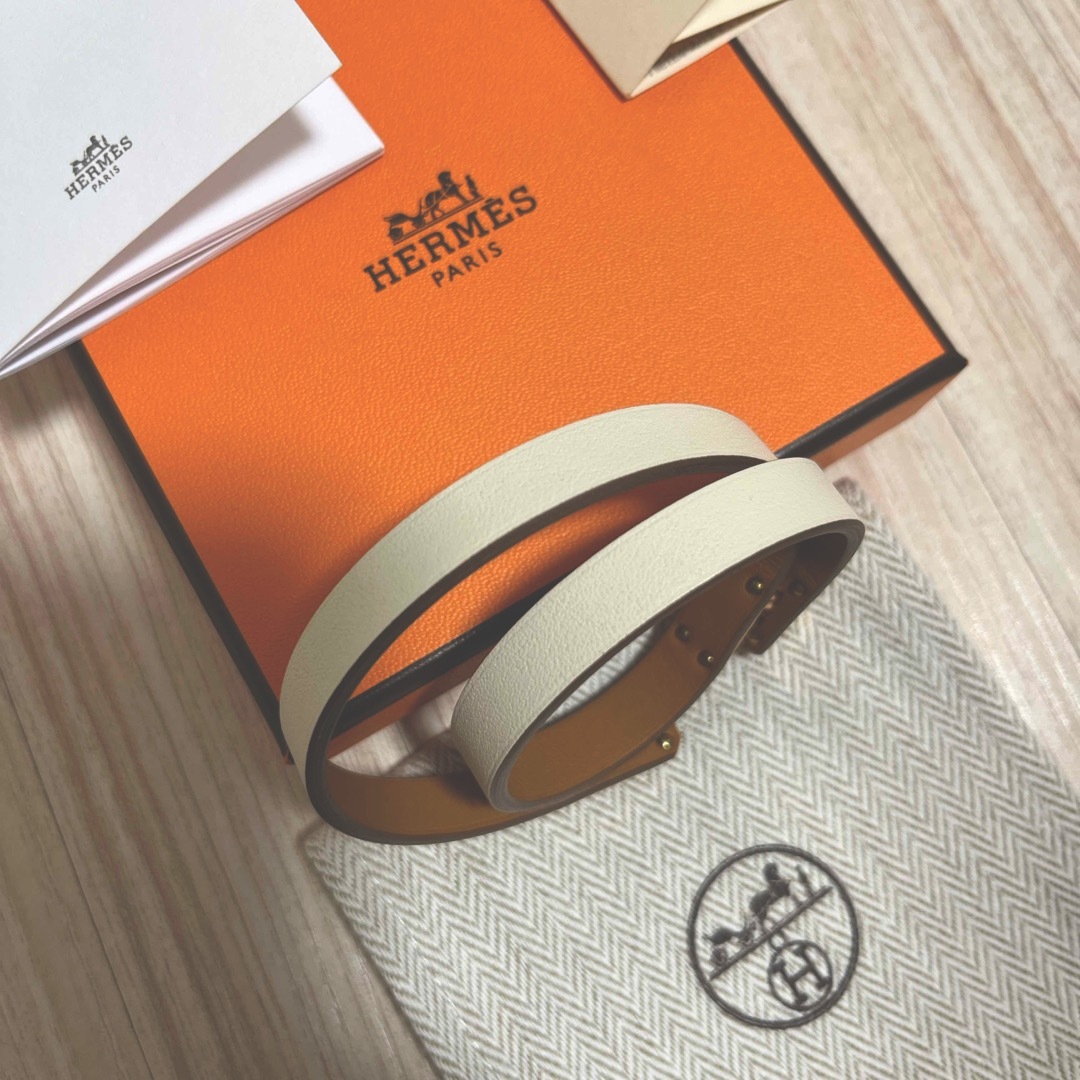 HERMES - 2023 エルメス レザーブレスレット 《ミニ・ケリー HERMES - 2023 エルメス レザーブレスレット 《ミニ・ケリー