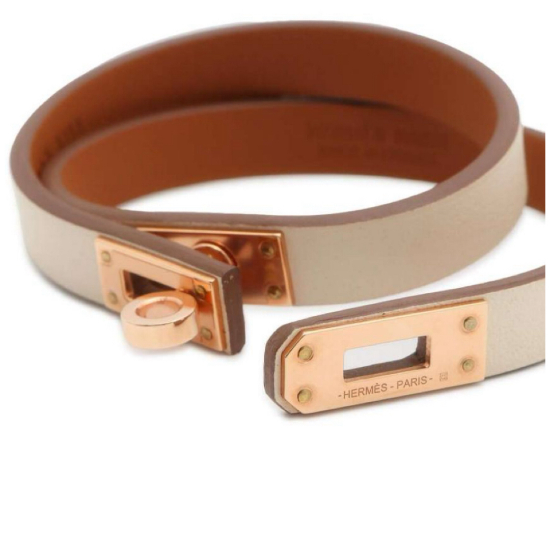 HERMES - 2023 エルメス レザーブレスレット 《ミニ・ケリー HERMES - 2023 エルメス レザーブレスレット 《ミニ・ケリー