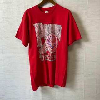 メジャーリーグベースボール(MLB)のビンテージ　メイドインUSA　シングルステッチ　メジャーリーグフィリーズＴシャツ(Tシャツ/カットソー(半袖/袖なし))