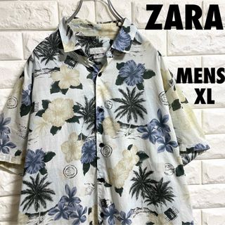 ZARA - ZARA ザラ　アロハシャツ　総柄シャツ　メンズXLサイズ