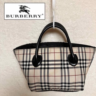 BURBERRY BLUE LABEL - Burberry BLUE LABEL キャンバストートバッグ ノバチェック