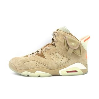 ナイキ(NIKE)のナイキ NIKE × トラヴィス スコット TRAVIS SCOTT ■ 【 AIR JORDAN 6 British Khaki DH0690 200 】 エア ジョーダン 6 ブリティッシュ カーキ スニーカー(スニーカー)