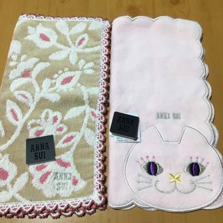 アナスイ(ANNA SUI)のANNA SUIタオルハンカチ２枚　値下げ(ハンカチ)