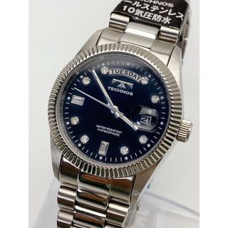 TECHNOS - T985 新品 テクノス 腕時計 T4145SB オールステンレス 8P