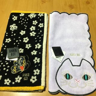 ANNA SUI - ANNA SUIタオルハンカチ２枚　値下げ