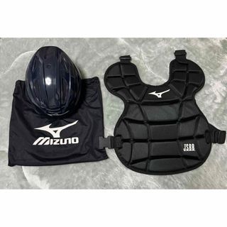 MIZUNO - 未使用　MIZUNO キャッチャー防具セット　袋　軟式用ヘルメット　少年野球