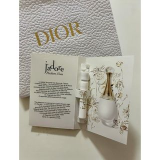 クリスチャンディオール(Christian Dior)の【新品・未使用】DIOR ジャドール パルファン ドー  オードトワレ　サンプル(香水(女性用))