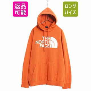 THE NORTH FACE - ノースフェイス プリント スウェット フード パーカー メンズ XL The North Face プルオーバー 裏起毛 トレーナー アウトドア 大きいサイズ