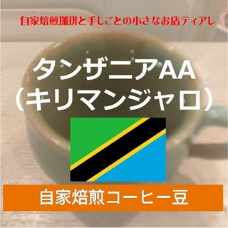 お試しサイズ　100g　タンザニアＡＡ　キリマンジャロ　自家焙煎　コーヒー(コーヒー)