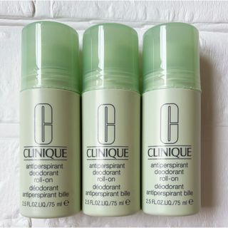 CLINIQUE - CLINIQUE クリニーク　 デオドラント　ロールオン　75ml  3本セット