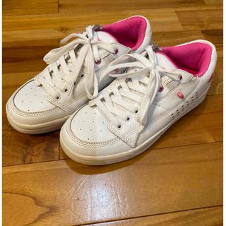 グラビス(gravis)のグラビス ターマック TARMAC GRAVIS 白xピンク　24㎝(スニーカー)