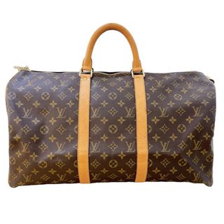 ルイヴィトン(LOUIS VUITTON)の　ルイ・ヴィトン LOUIS VUITTON キーポル50 M41426 モノグラム　ゴールド金具 モノグラムキャンバス レディース ボストンバッグ(ボストンバッグ)