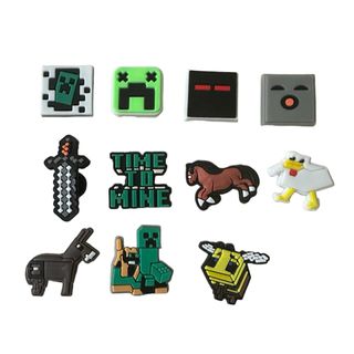 クロックス　マイクラ　ジビッツ　11点セット　マインクラフト(キャラクターグッズ)