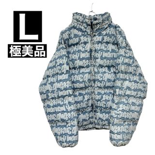 シュプリーム(Supreme)の【美品】Supreme Jacquard Denim Puffer Jacket(ダウンジャケット)