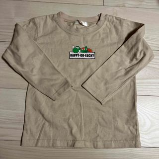 スーパーマリオ ロンＴ ベージュ 110cm(Tシャツ/カットソー)