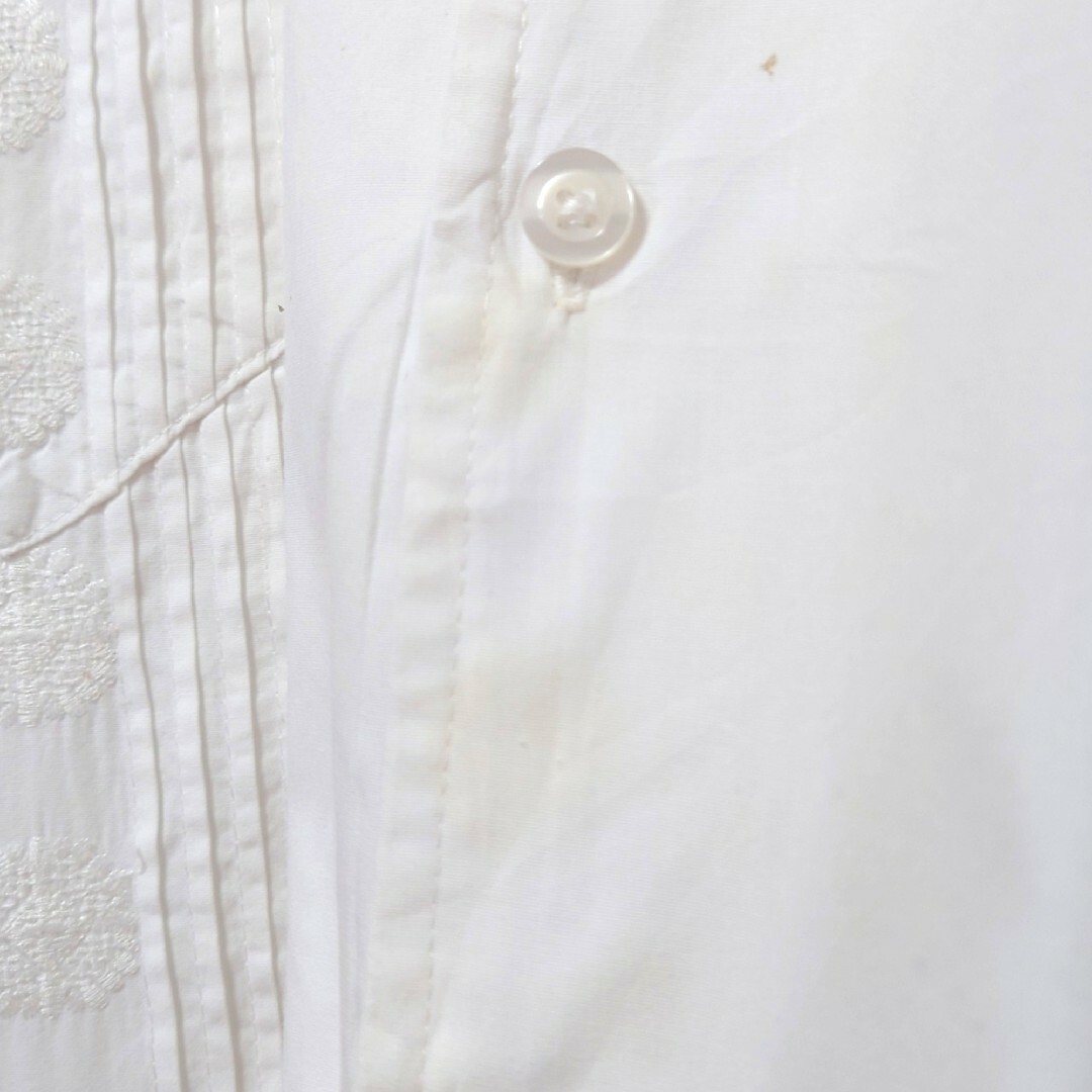 VINTAGE(ヴィンテージ)の【Guayabera】開襟 オープンカラー 刺繍入りキューバシャツ S-497 メンズのトップス(シャツ)の商品写真