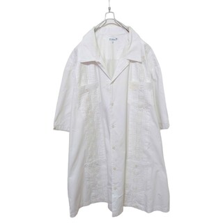 ヴィンテージ(VINTAGE)の【Guayabera】開襟 オープンカラー 刺繍入りキューバシャツ S-497(シャツ)