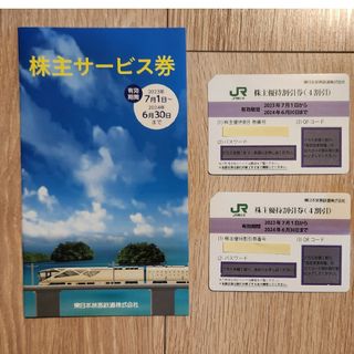 【ネコポス発送】JR東日本　株主優待割引券（4割引）2 枚＆株主サービス券 1冊(鉄道乗車券)