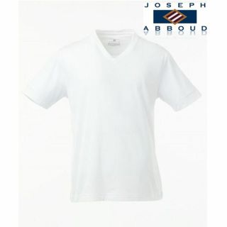 ジョゼフ(JOSEPH)の新品【ジョセフアブード】防臭機能 定番のパックVネックＴシャツ 白無地 2L(Tシャツ/カットソー(半袖/袖なし))