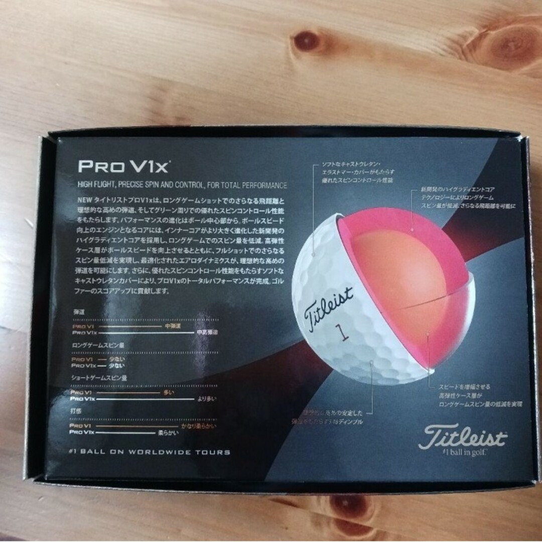 Titleist(タイトリスト)のTitleist ゴルフボール PRO V1X　3ダース スポーツ/アウトドアのゴルフ(その他)の商品写真