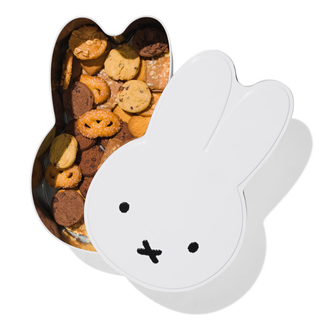 miffy - ミッフィー お顔型缶 カンカン ビスケットボックス クッキージャー